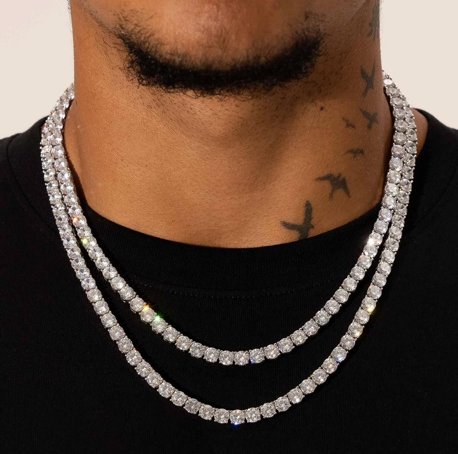 6 MM Moissanite Tennis Chain