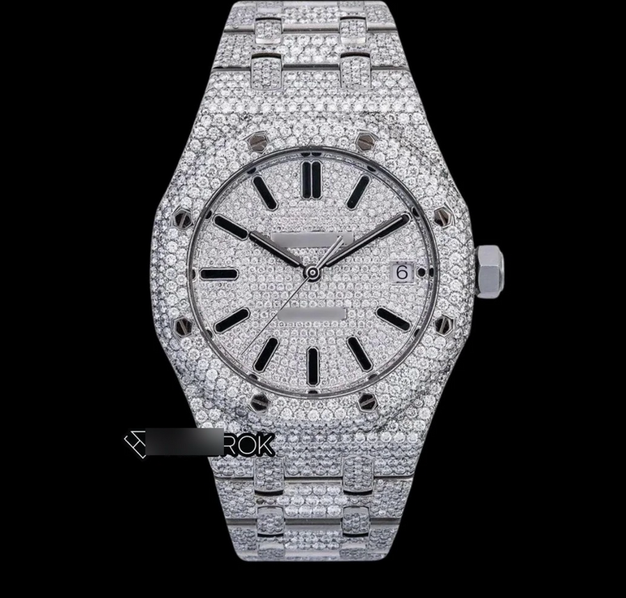AP Royal Oak Fulled Iced Out Black Stick Markets