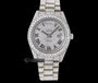 Rolex Day-Date Full Diamond Paved Dial Black Numerals