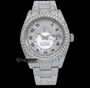 Rolex Sky-Dweller Diamond Paved Dial Standard Numerals Diamond Bezel